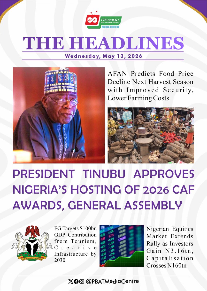President Bola Ahmed Tinubu Media Centre tweet media