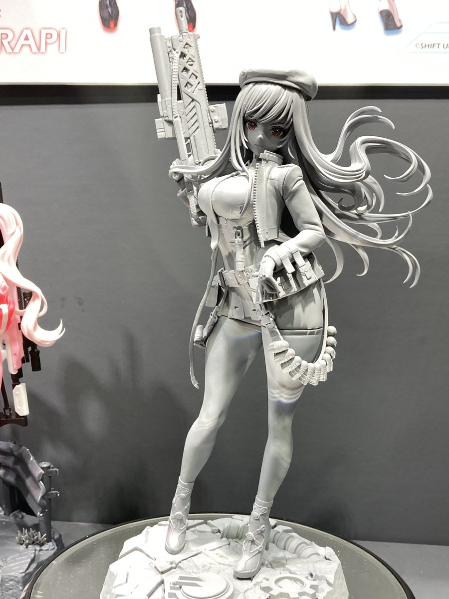 XMUSE_TOY's tweet photo. 📢静岡ホビーショー展示品紹介
XMUSEが贈る『勝利の女神：NIKKE』プラスチックモデルキットシリーズに、アリスに続きラピが登場👏
2026年第64回静岡ホビーショーにて原型を初展示中です🔥
ぜひお見逃しなく！
#エクスプラス #XMUSETOY #NIKKE #静岡ホビーショー https://t.co/tY0f6B5Ytx