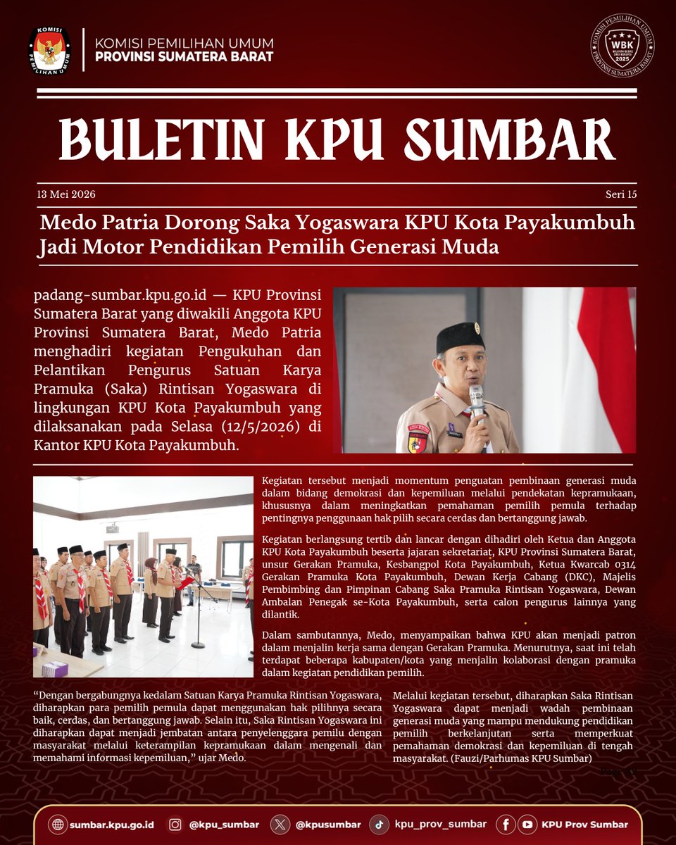 KPU Prov Sumbar tweet media