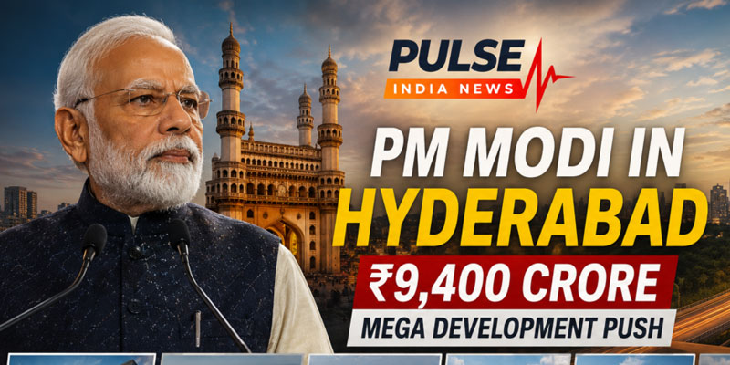 spo_india's tweet photo. PM Modi’s ₹9,400 Crore Push Powers Telangana’s Growth Ambitions
#PMModiTelangana #9400CroreBoost #HyderabadDevelopment #ViksitTelangana #InfrastructurePush #MakeInIndia #TelanganaGrowth #CentralSchemes #UrbanCorridors #EconomicBoost

https://t.co/PF81DwtFJS https://t.co/jEzK2nv7tQ
