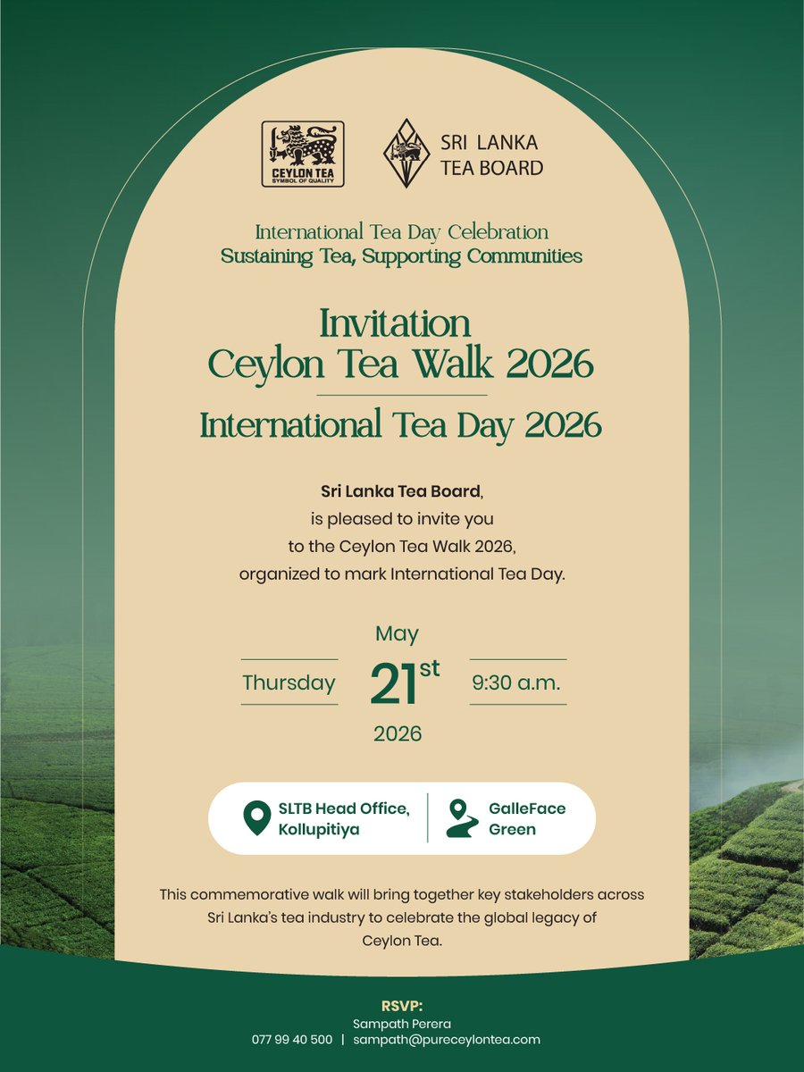 Sri Lanka Tea Board tweet media