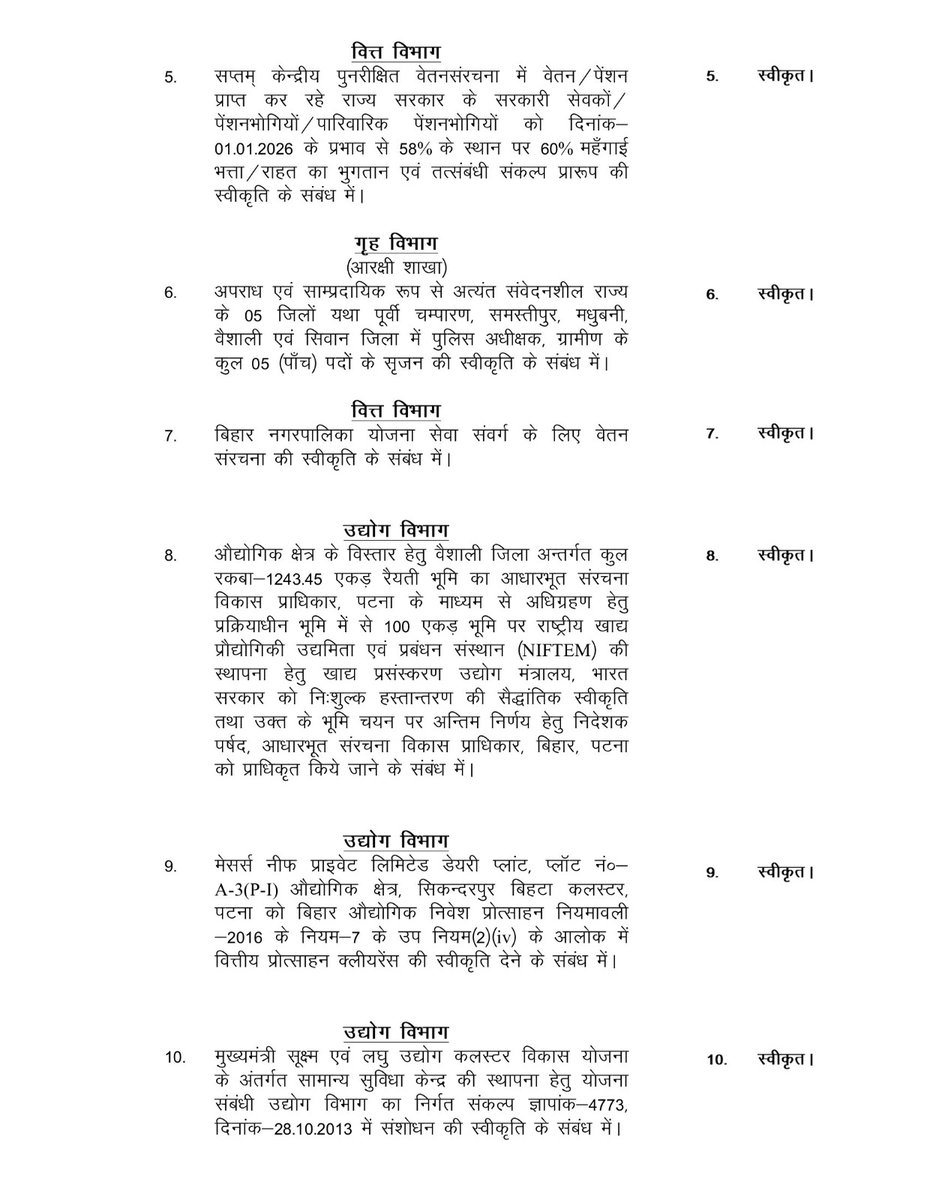 Cabinet Secretariat Department, Govt. of Bihar tweet media