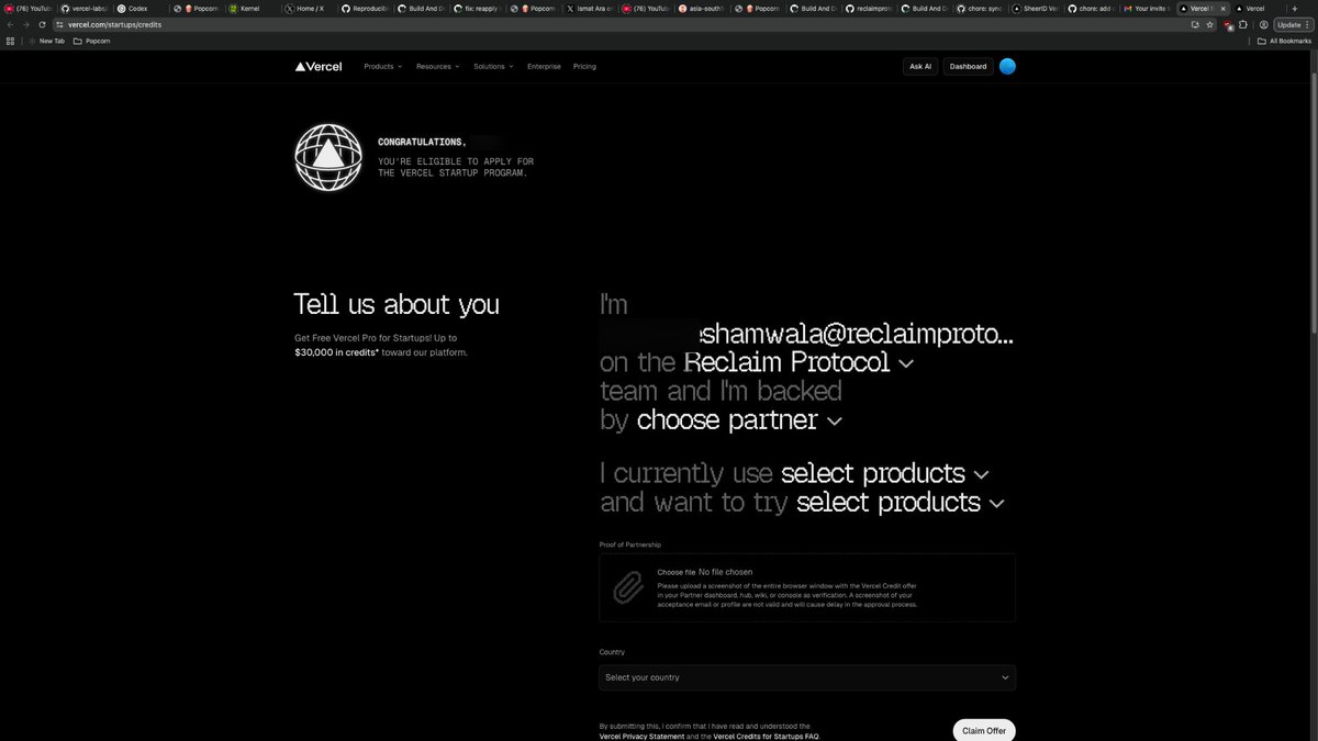 madhavanmalolan's tweet photo. Hey @rauchg how do you verify these claims? 

Agents can lie their way in. 

With @reclaimprotocol (YCw21) we can help verify what users are claiming using zero-knowledge proofs. Agents can't defraud cryptography! https://t.co/k5gg4vhTDj