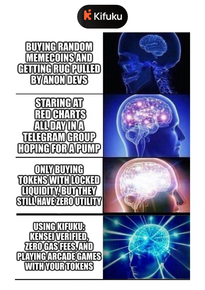kifukuofficial's tweet photo. The crypto project glow-up nobody warned you about 🧠✨

Let's build 👉https://t.co/VgUuFU1ARl 
#memeproject #katanachain #memeapps #web3community #web3project https://t.co/sffH1D8WHI