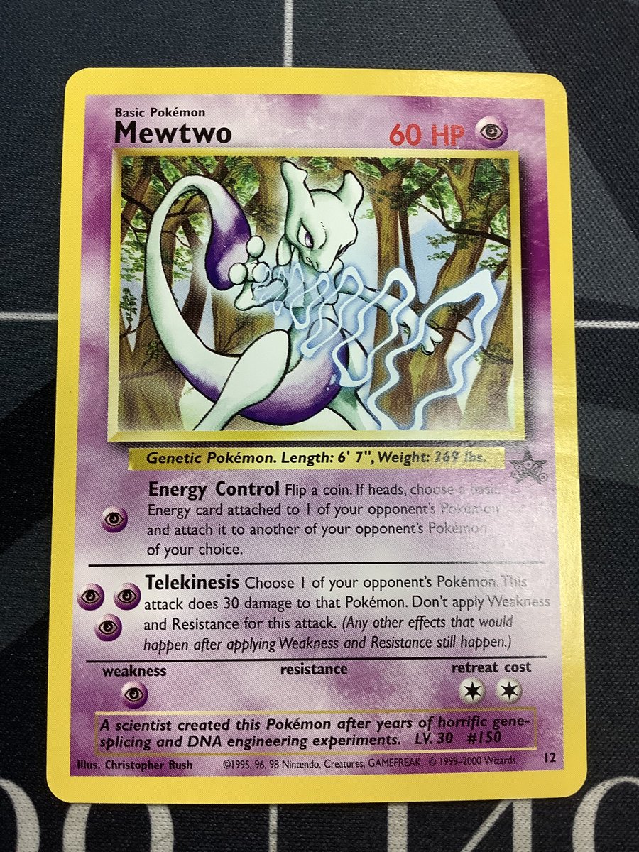 ミューツー　Mewtwo ポケモンカード　英語　プロモ ポケモンカード 入荷情報】 ミュウツー 英語 プロモ Illus Christopher