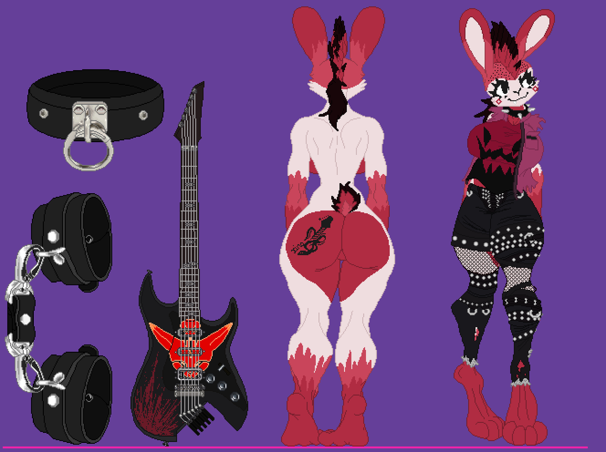 Doomdraws69's tweet photo. Adoptable Ref sheet I made for my friend on discord 

Her name is Accord and she's a British Punk rocker https://t.co/dimRfOkFSL