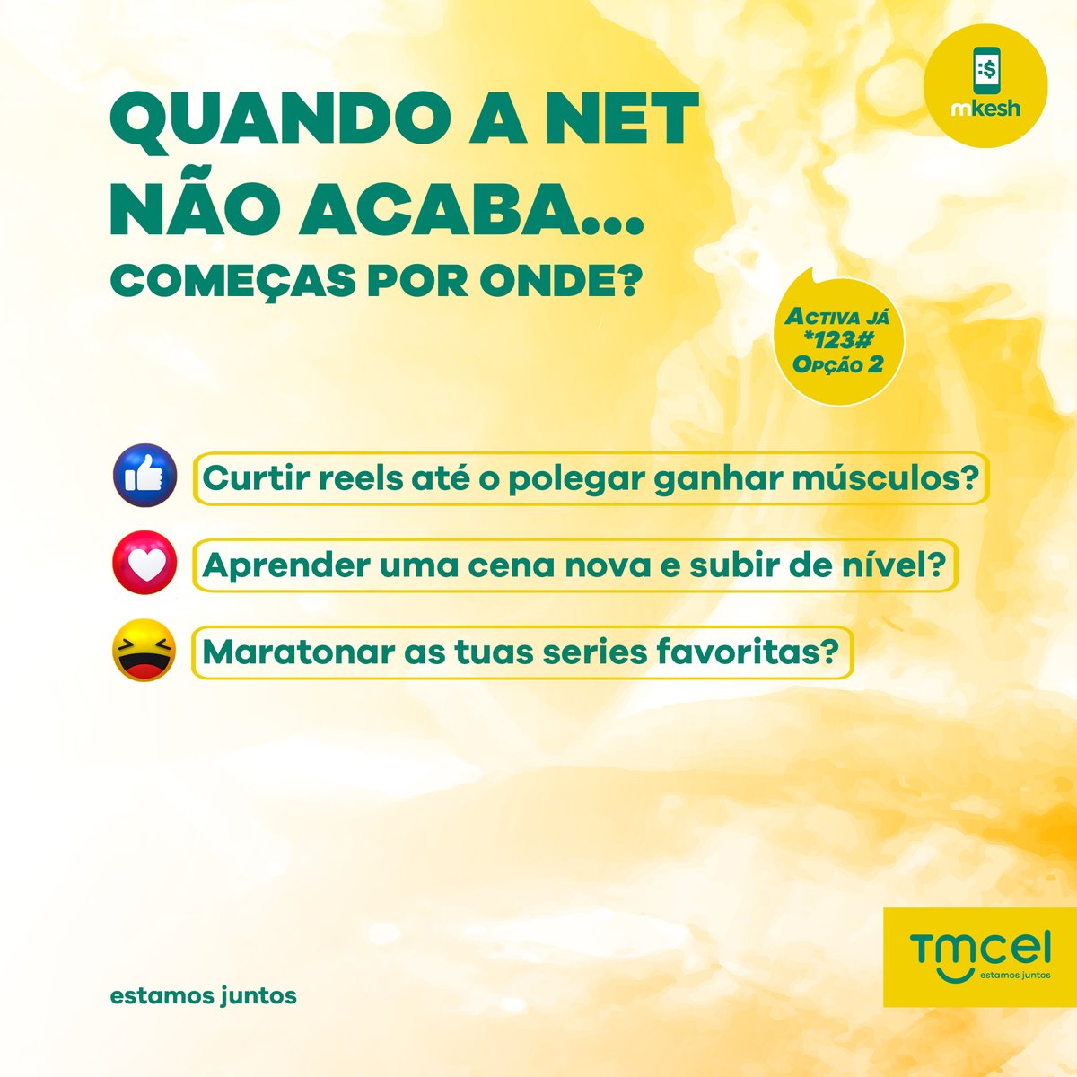 Tmcel_mz's tweet photo. Com os Pacotes NETGIRO, podes fazer isso tudo e muito mais.

Activa já *123# Opção 2.

#Tmcel #EstamosJuntos https://t.co/rm5DQUaqv1