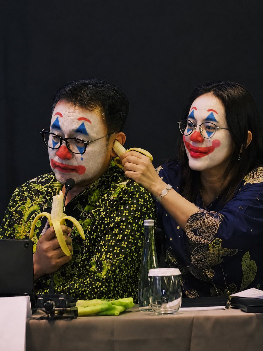 Algibran76's tweet photo. @Jateng_Twit Maaf gaes ... Mereka hanyalah badut sirkus yg mencoba peruntungannya untuk menjadi juri. https://t.co/Qa3tPnNrmD