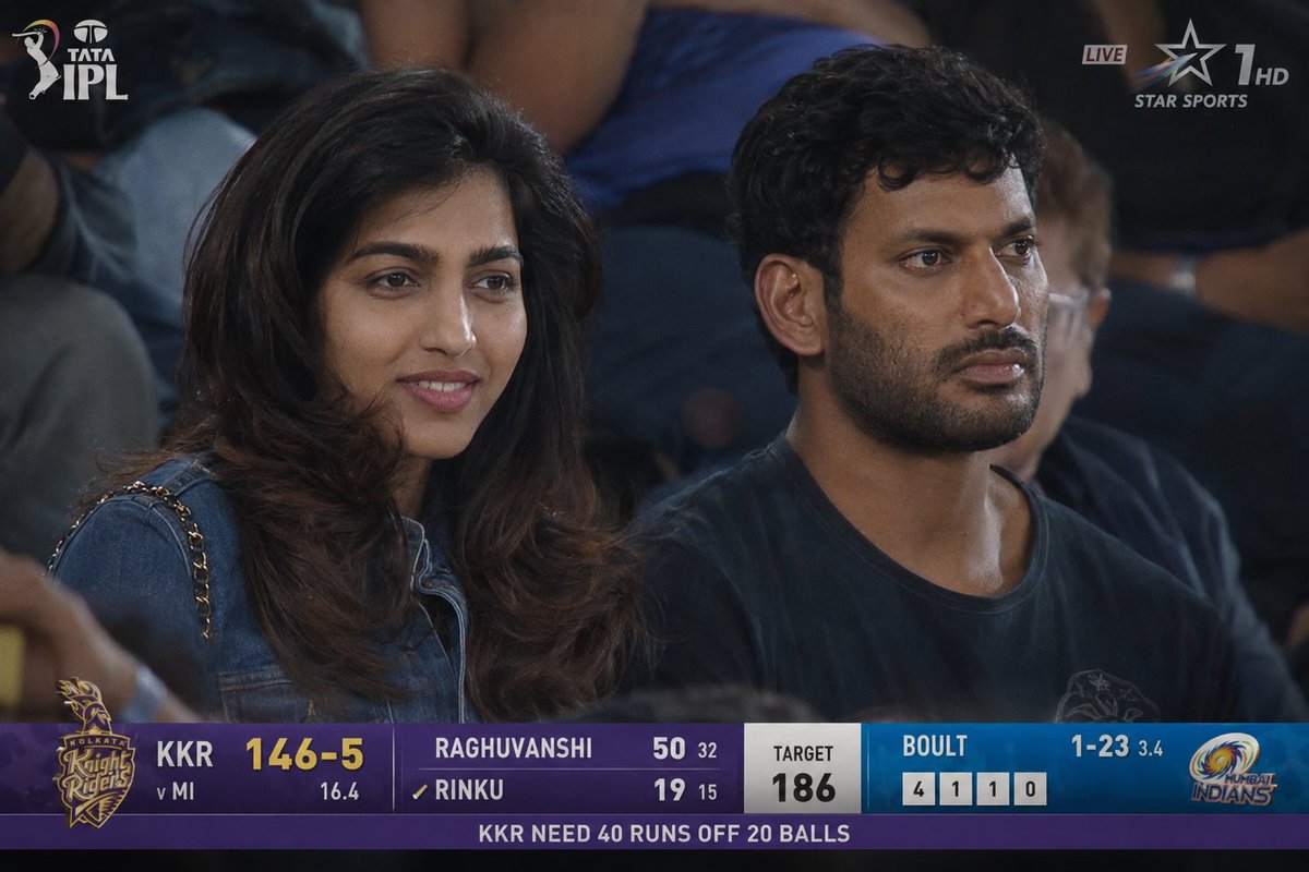 SaidhansikaF's tweet photo. Couple goals 💝 
#saidhanshika ❤️‍🔥 #vishal ✨ @SaiDhanshika @VishalKOfficial @VffVishal https://t.co/32ucMYmNaR