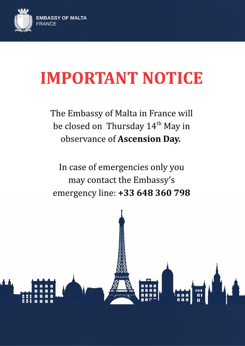 Embassy of Malta in France tweet media