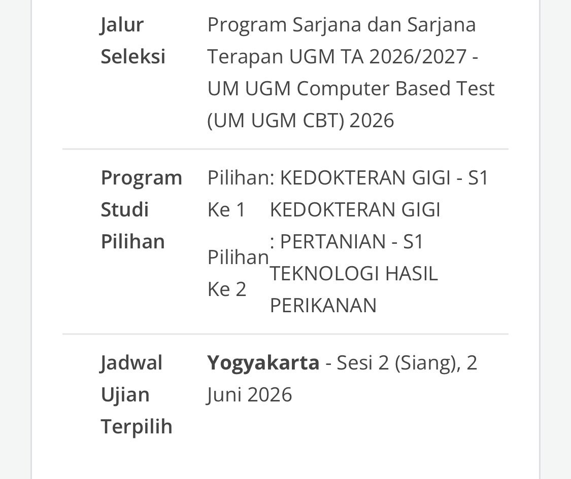 jse26’gap lolos ugm’26 tweet media