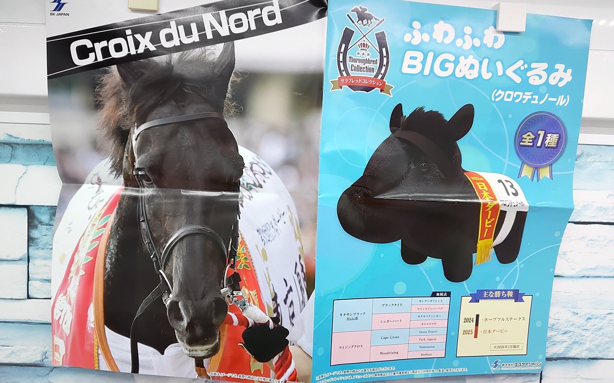 プライズ】本日新入荷！ 『#サラブレッドコレクション ふわふわBIG