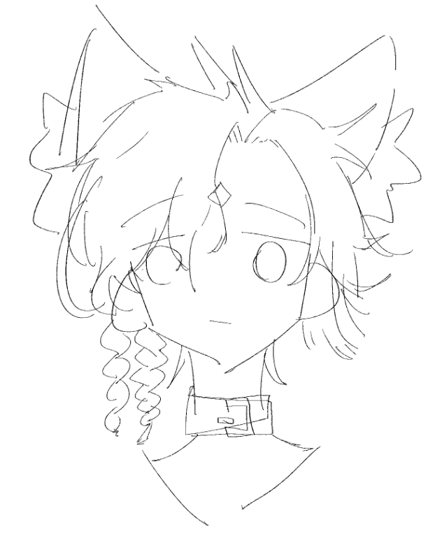 ry_ksd2's tweet photo. FFの絵師のみんなこんな感じの髪型の彩葉みたいから頼んだ https://t.co/uZUQVt9DNV