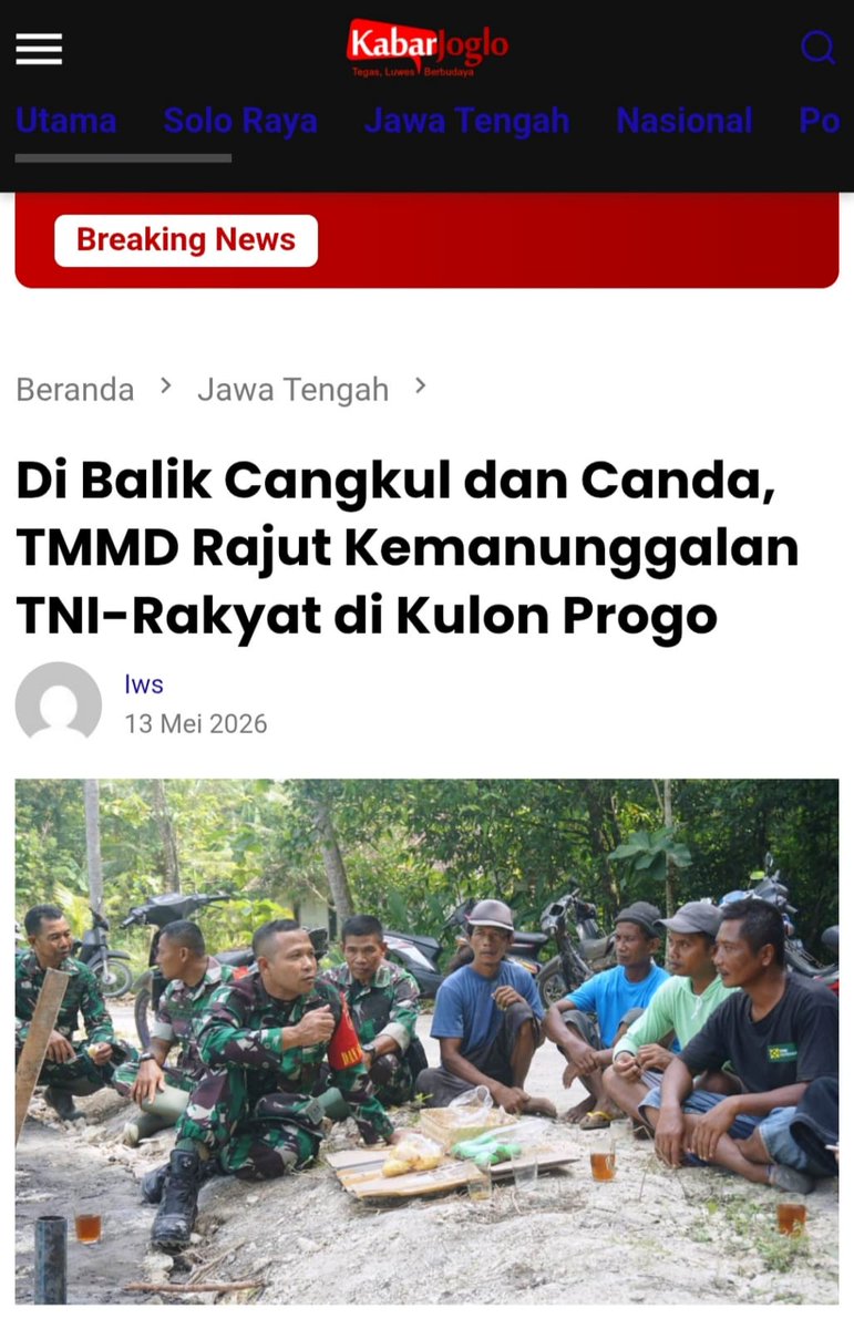 Dimaspratriii's tweet photo. Pemerintahan tidak lagi tidak nyata di Jakarta. Lewat TNI Kita, negara tampil sebagai figur konkret yang menjaga dan mensejahterakan.

Hadir Bantu Masyarakat https://t.co/9PWf5Ueg7v