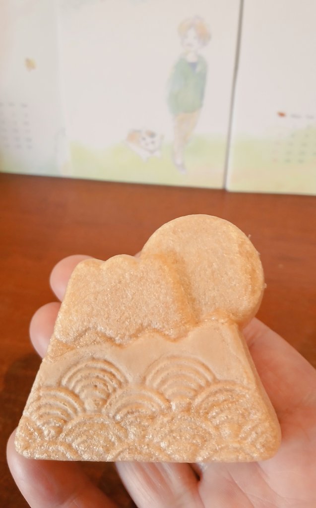 富士山🗻キャラメル最中KINOMI こんな最中初めて食べました