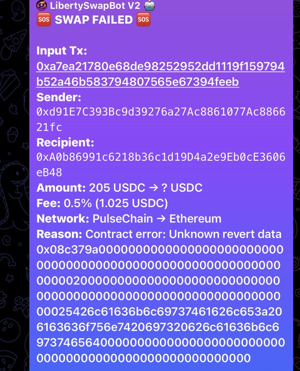Liberty Swap ⚡️ Bridge2Pulse™️ Zero-Fee DEX tweet media