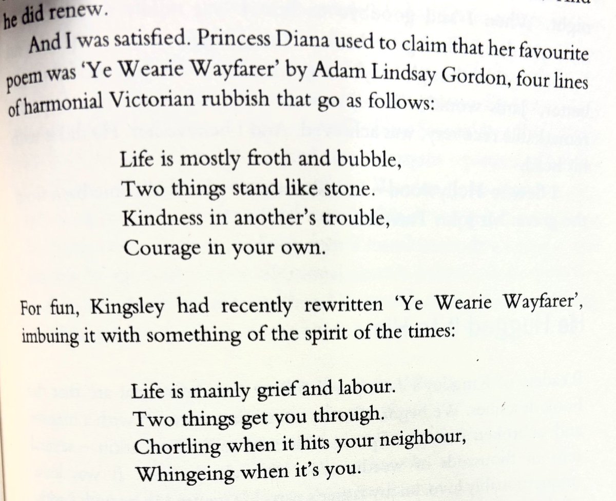 sturgios's tweet photo. Kingsley Amis’s more true-to-life parody of Victorian sentimentality https://t.co/1hV2C4Xfqt
