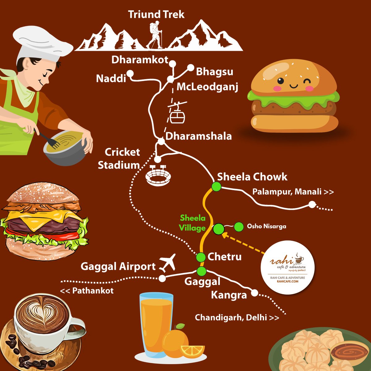 RahiCafe2020's tweet photo. A Cafe for Family and Friends

Check Our Menu - https://t.co/wS2bgogxF8

📌 Village Sheela, Near Osho Nisarga, Dharamshala, HP

#rahicafeandadventure #rahicafe #dharamshala #fresh #healthy #delicious https://t.co/awuy2r77lz