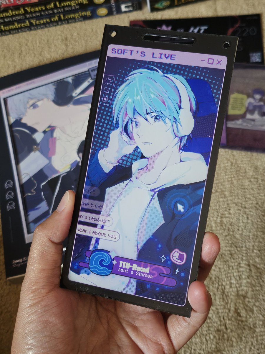 dear_reader20's tweet photo. #icdi Finally, i have the physical copy of my favourite comfort read, i cant count how many times i reread the fan tl of this gem. My first official soft's merch ๐
I'll start looking for the cn physical novel version with lots of merch.
soft's dad fan forevs ๐๐ซถ
#softroad https://t.co/CuBOuxMfzj
