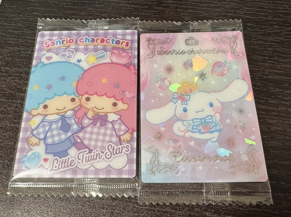 hiro_4934's tweet photo. サンリオキャラクターズ ウエハース13

求⇒クロミ N、SP

譲⇒キキララ N、シナモロールSP
（N⇔N、SP⇔SP同士）

📮郵送トレ

メルカリにも出品してます。

#サンリオキャラクターズ #サンリオウエハース https://t.co/IvhpUCUOWZ
