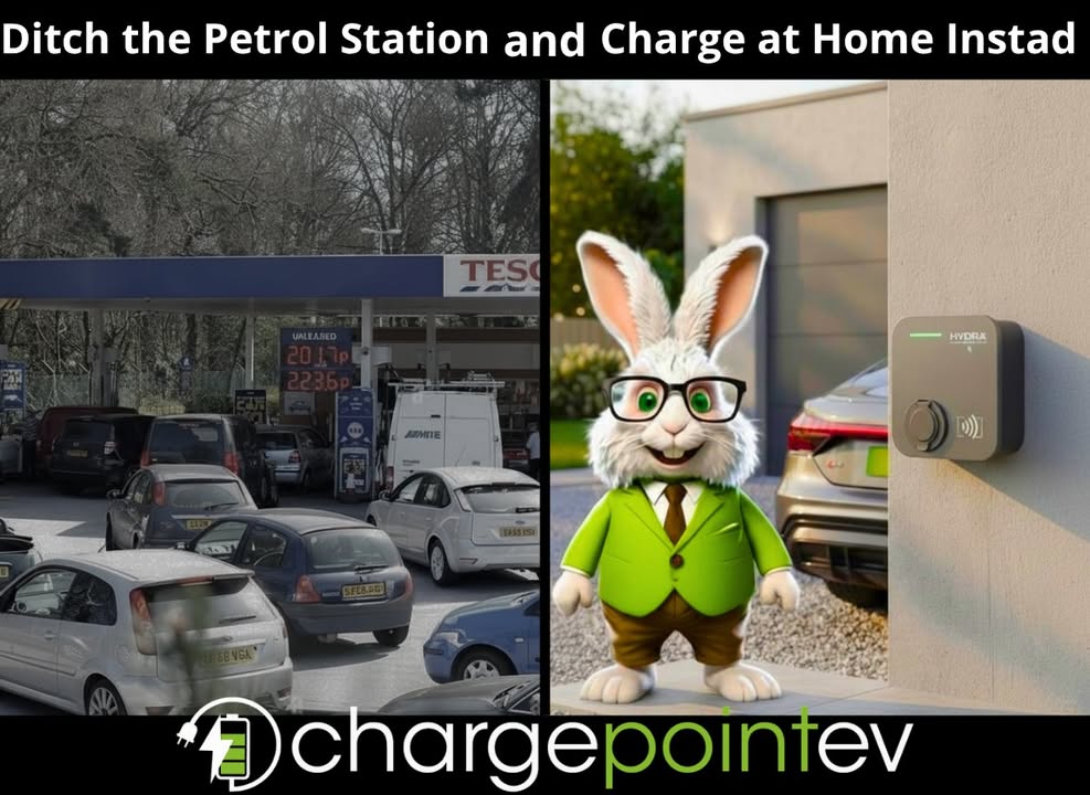 chargepoint_ev's tweet photo. Still queuing at petrol stations? 👀

Charge at home. No queues, no stress.

✔ Overnight charging
✔ Save time weekly
✔ Lower running costs
✔ Wake up fully charged

Once you switch, no going back.

https://t.co/SYAHWVT66y

#EVSwitch #EVCharging https://t.co/KbNgqjEMYs