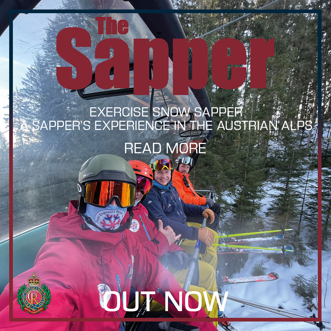 Proud_Sappers's tweet photo. π¨ OUT NOW! π¨
The latest edition of The Sapper Online Magazine is out. Dive into the stories, insights, and achievements of our incredible Sappers.
π Check it out today! https://t.co/pbVrJv1aI5
#TheSapper #RoyalEngineers #SapperMag #SapperFamily https://t.co/sqQzdBAq4w