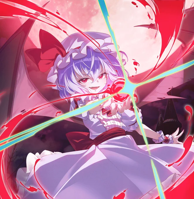 TCG ヴァイスシュヴァルツ 「東方Project ～ Black and White Lotus Land.」にて レミリアお嬢様を描き下ろしさせていただきました 東方好きの皆さま、ぜひチェックしてみてください! 2026年5月30日(土)発売 #東方Project
