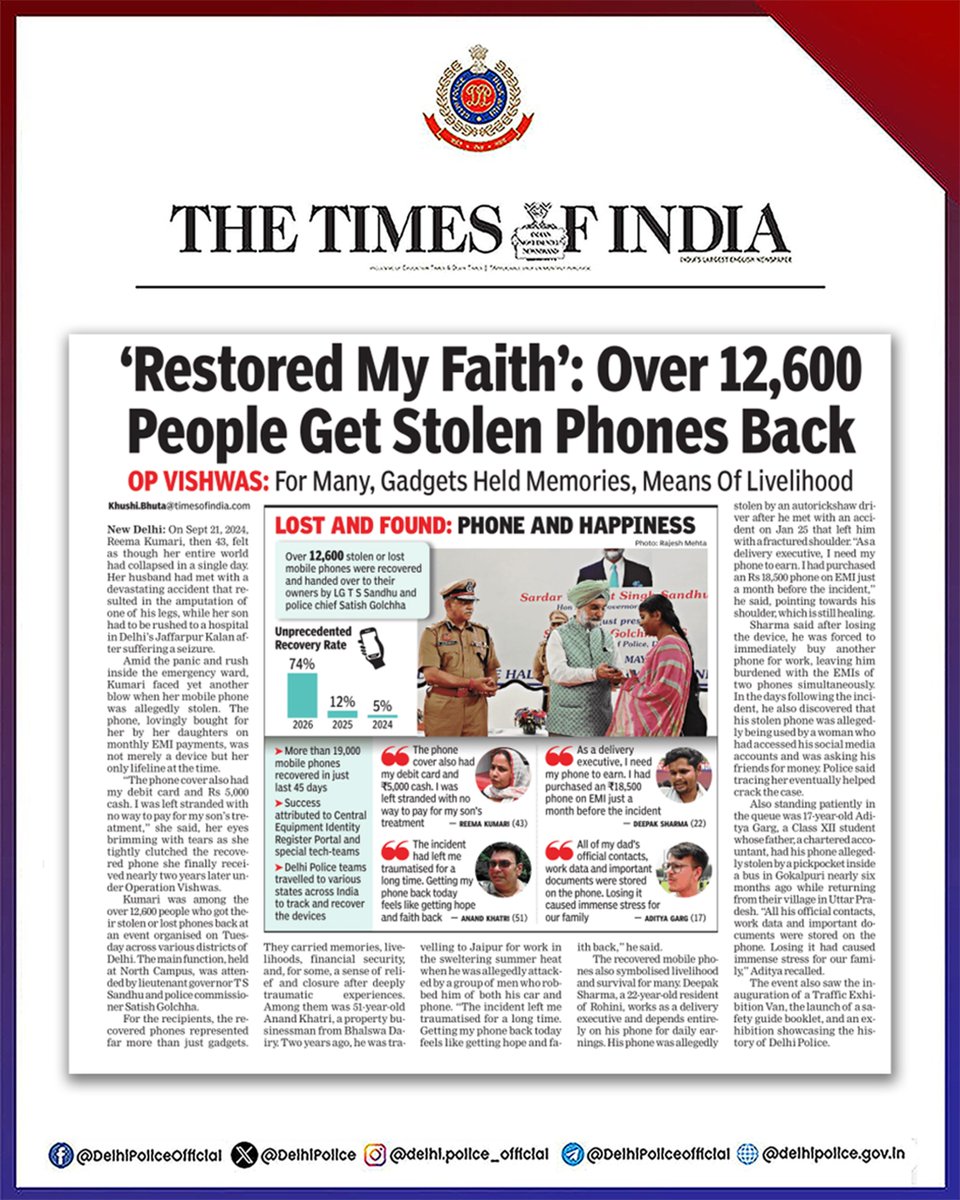 Delhi Police tweet media