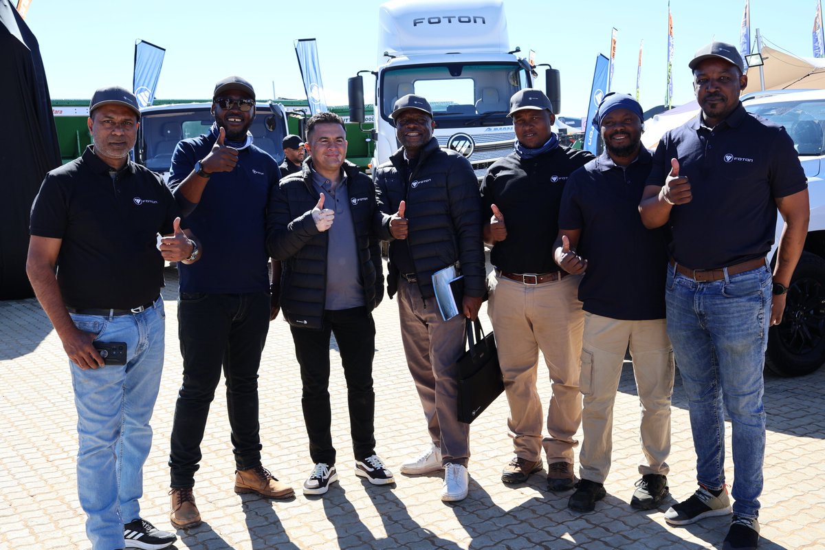 FotonSA's tweet photo. NAMPO Day 1 has been incredible!

Great energy, strong conversations &amp; an exciting start to the week at NAMPO 2026.

And this is only the beginning… stay tuned for the highly anticipated unveiling of the Auman 560. 👀

#FOTONSA #NAMPO2026 #Agriculture #Trucking #Logistics https://t.co/RZWhlqSzbk
