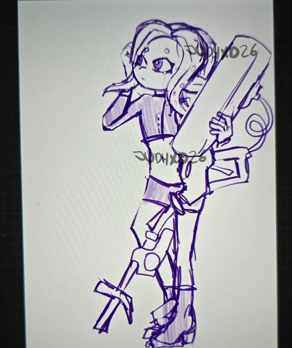 Judy_Draws's tweet photo. Currently don't have any finished drawings so here's two doodles of Agent8 i made a few days ago!🐙🎱

#art #splatoon #doodle #agent8 #splatoonfanart https://t.co/fD6G3Qiyha