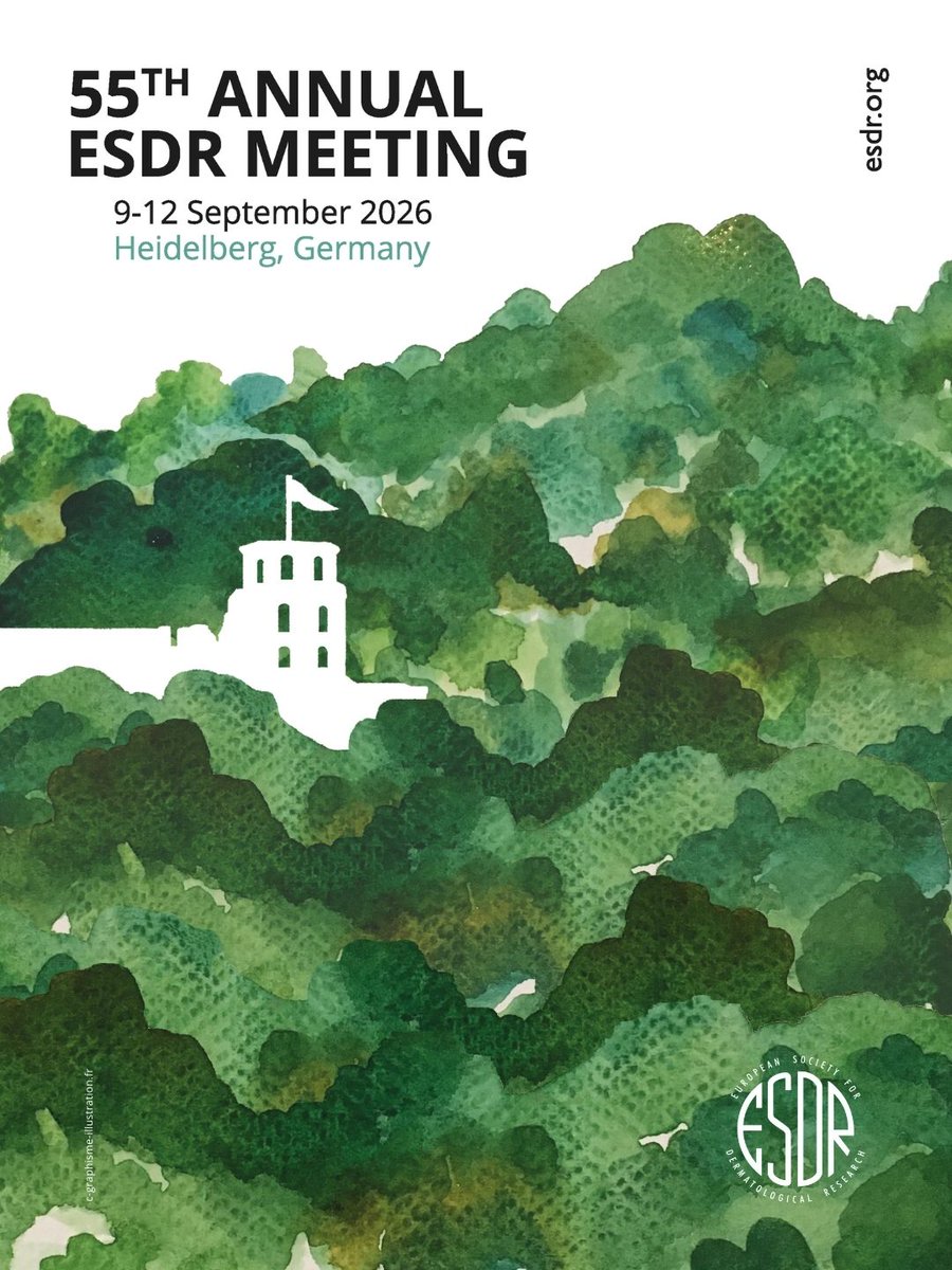 ESDRorg's tweet photo. Join a global audience of dermatology experts, while there is still time to register at the early rate.
https://t.co/6i4ZxOVtgx

55th Annual ESDR Meeting, 9–12 September 2026, Heidelberg, Germany
🔹Late-breaking abstract submissions: 24 June– 12 July 
🔹8 July:  Early fees close https://t.co/XePDZ7qWoV