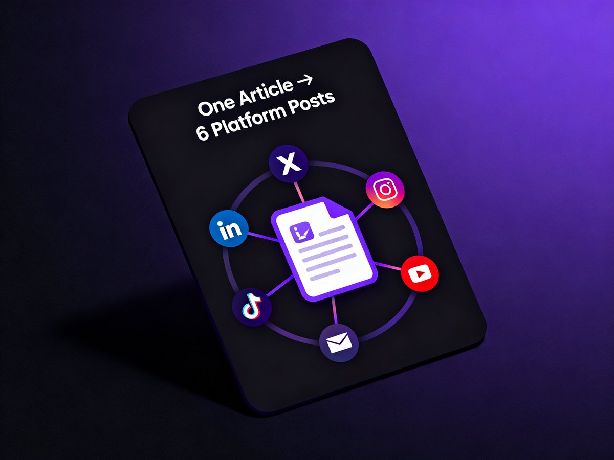 Jeffwgr's tweet photo. 🚀 Just launched my first Product Hunt: RemixSo

What I built: Paste one article → AI rewrites it for X, LinkedIn, Instagram, TikTok, YouTube Shorts, and newsletter. Keeps your voice, changes the format.

Try it: https://t.co/1eOI04KZuL
PH page: https://t.co/Rg7WENAg2I https://t.co/qYiJnSYeYC