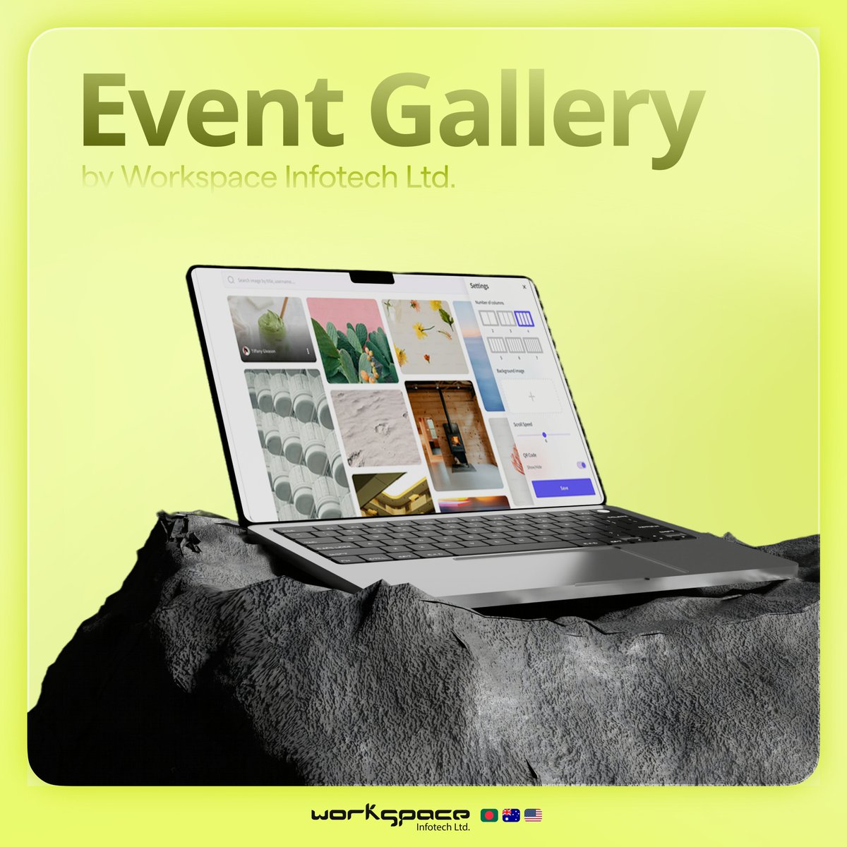 wsinfotech's tweet photo. We transformed scattered event photos into a secure, smart, and immersive digital gallery ✨

✔️ OTP Login
✔️ Smart Search
✔️ Responsive Gallery
✔️ Role-Based Admin Access

A digital memory hub built for engagement.

#ProjectSpotlight #EventGallery #WorkspaceInfotech https://t.co/tpm55GdMwQ