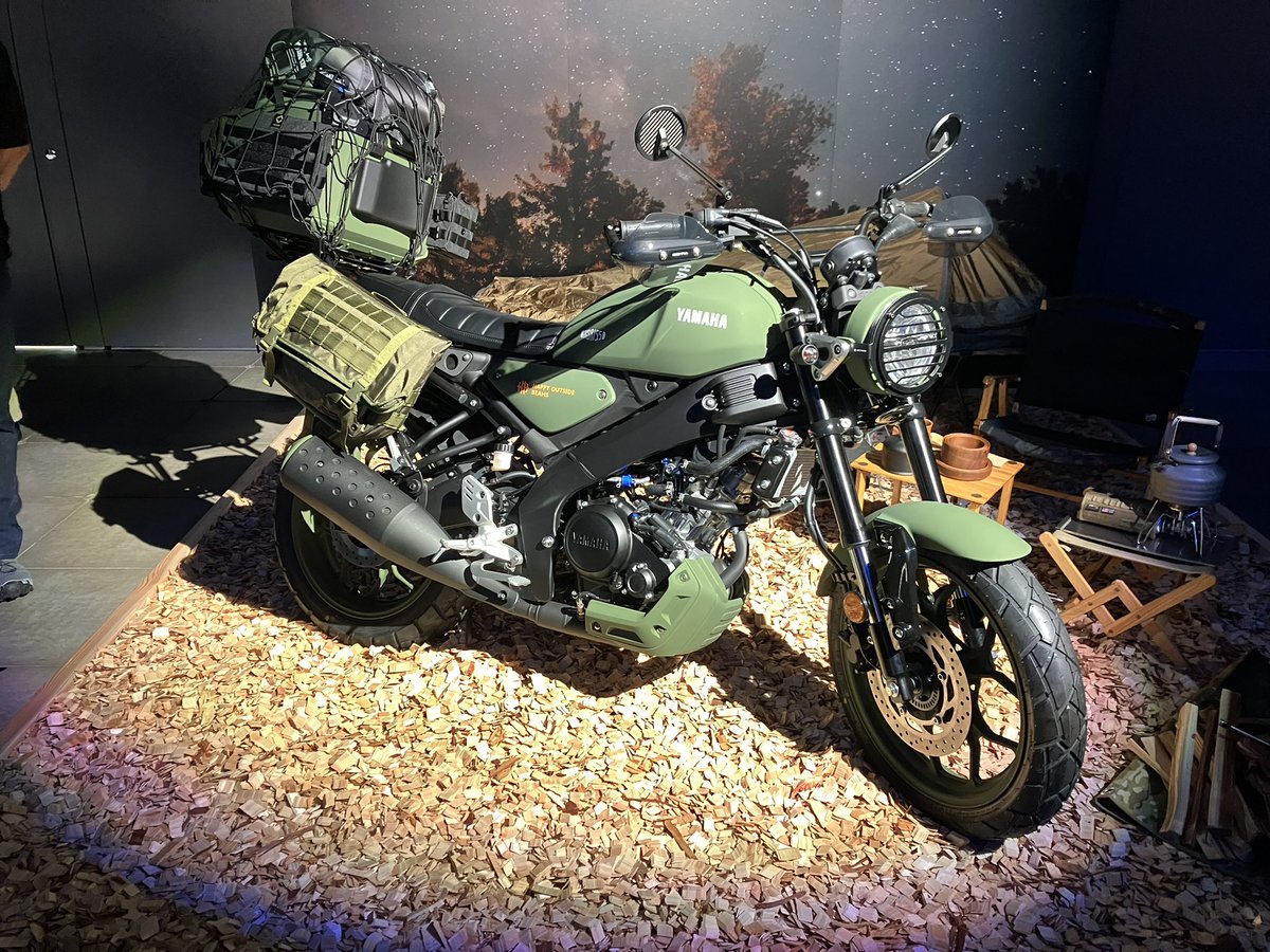 XSR155の新車発表会にお邪魔させていただいたのですが、このコンセプト