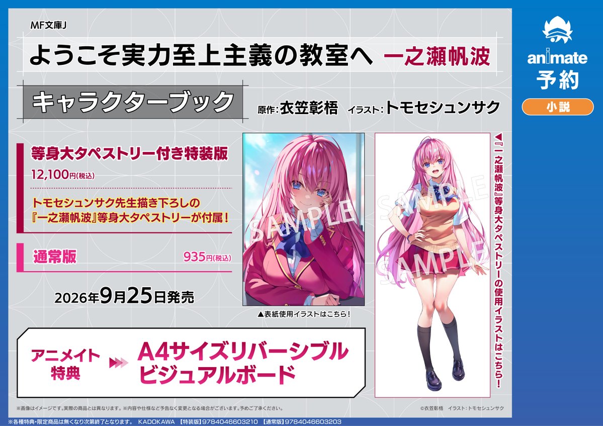 ◤￣￣￣￣￣￣￣ 店舗特典情報 ______◢ 🔵アニメイト特典 特装版