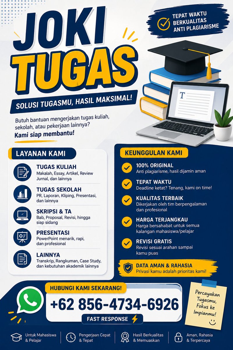 cindysfrrr's tweet photo. #joki #skripsi #jokitugas #murah #jokitugasmurah #tugaskuliah #tugassekolah https://t.co/4cINXthJJe