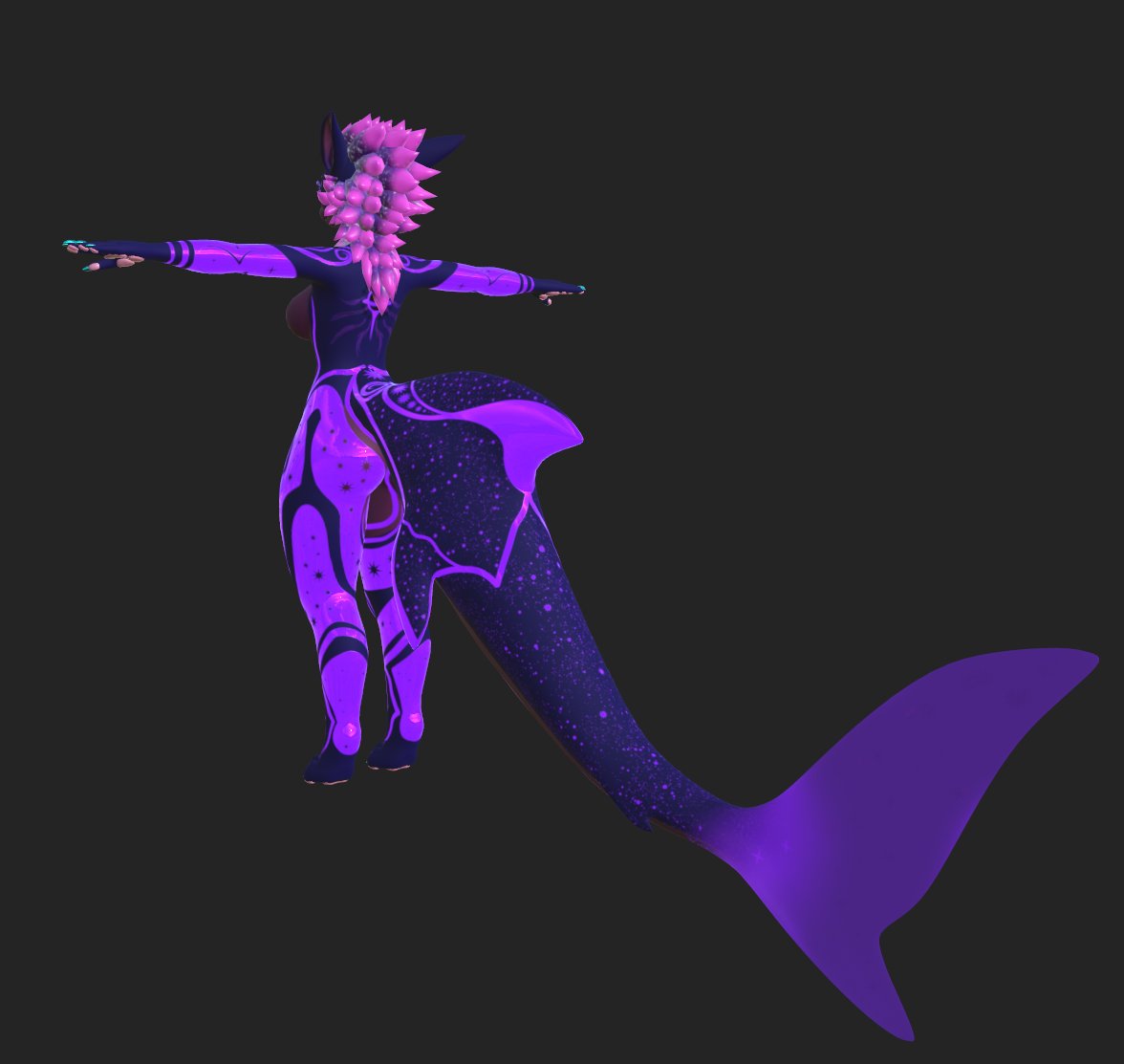PinguTextures's tweet photo. A new day, a new commission texture. I can say it’s the first time I’ve made something like this. This avatar has a lot of constellations. https://t.co/XxjWyhPgFS
