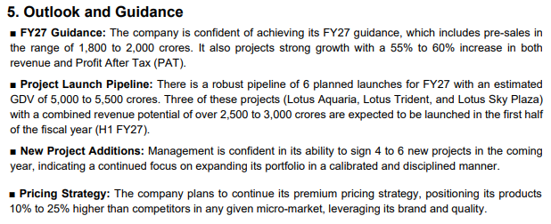 myAlerts_in's tweet photo. #LOTUSDEV #LOTUSDEVQ4 Sri Lotus Developers and Realty Ltd Q4FY26 Earnings Concall Summary (Extract) | Subscribe on our website for Instant delivery (Detailed) via WhatsApp &amp; Email https://t.co/uVMBqPNqKa
