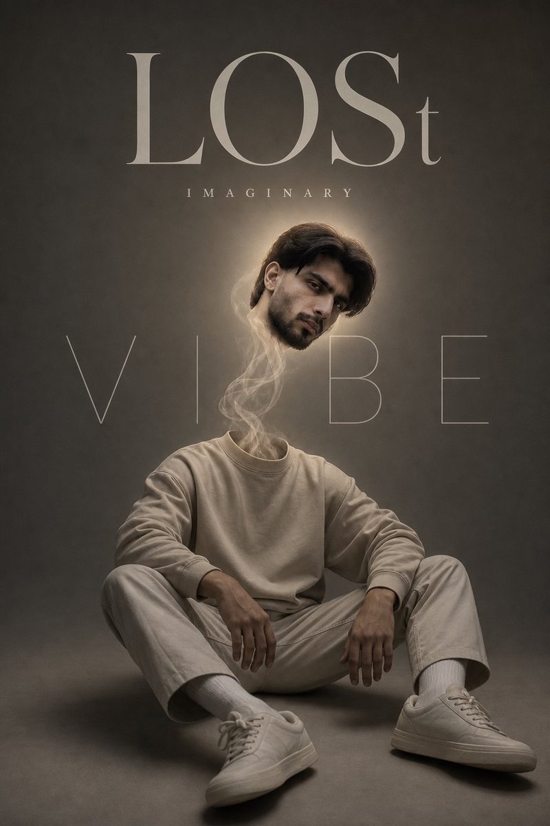 Surreal Floating Head Cinematic Portrait