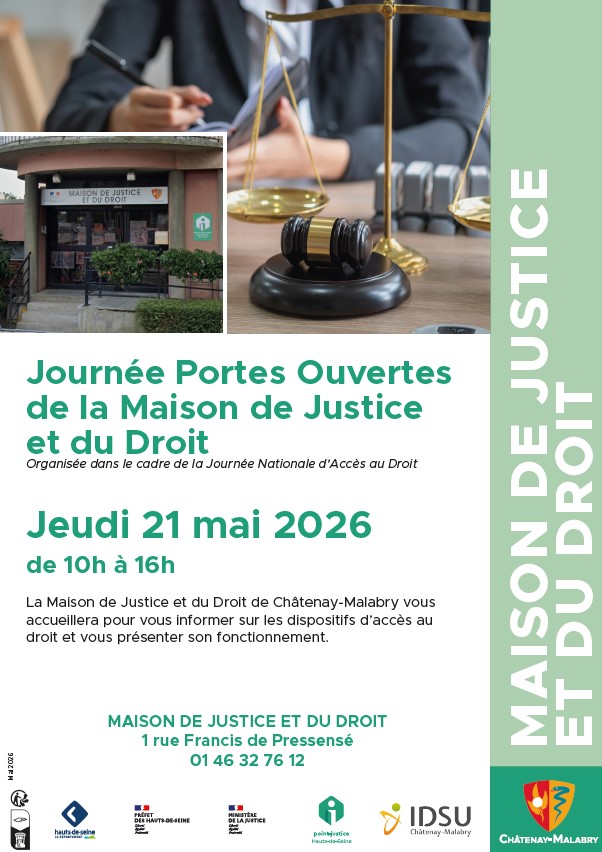 Cdad92's tweet photo. 📢 Le 21/05, Journée nationale de l’accès au droit ! Le CDAD vous donne RDV pour des événements gratuits et ouverts à tous dans les #HautsDeSeine.

📍 Forum de l'accès au droit au centre commercial Les 4 Temps à la Défense
📍 Portes ouvertes dans les MJD et Point-justice : https://t.co/iGVKwkYTsJ