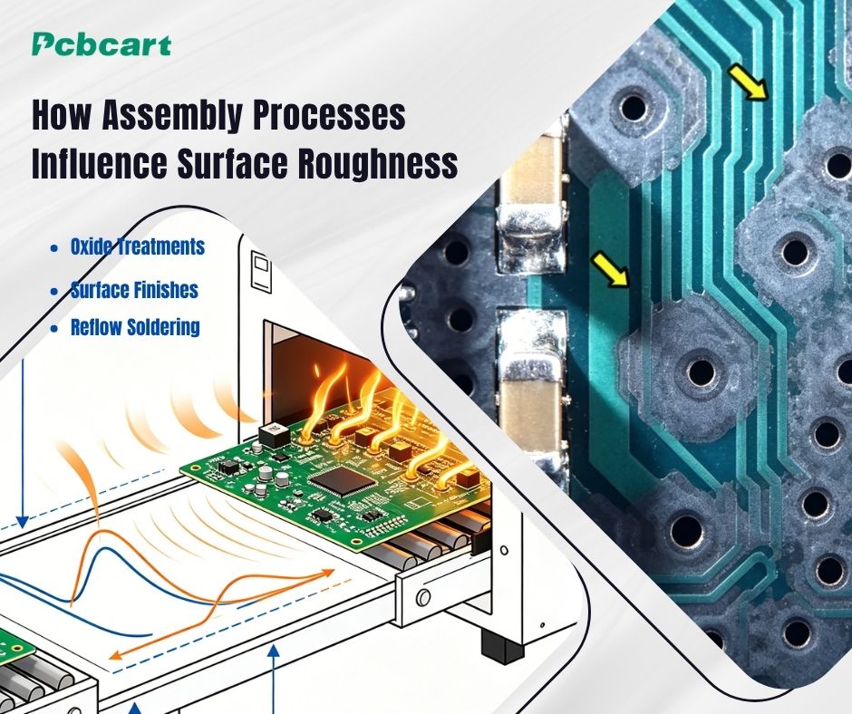 pcbcart's tweet photo. How PCB Surface Roughness Impacts High-Speed Signal Integrity in PCB Assembly ✨
Finding the right balance is the key to reliable, high-performance electronics. 🛠️✨
🔗 Full technical breakdown here: https://t.co/69CaiVcGcq
#PCBDesign #5G #ElectronicsEngineering #PCBAssembly https://t.co/Mbxs9CnR6h