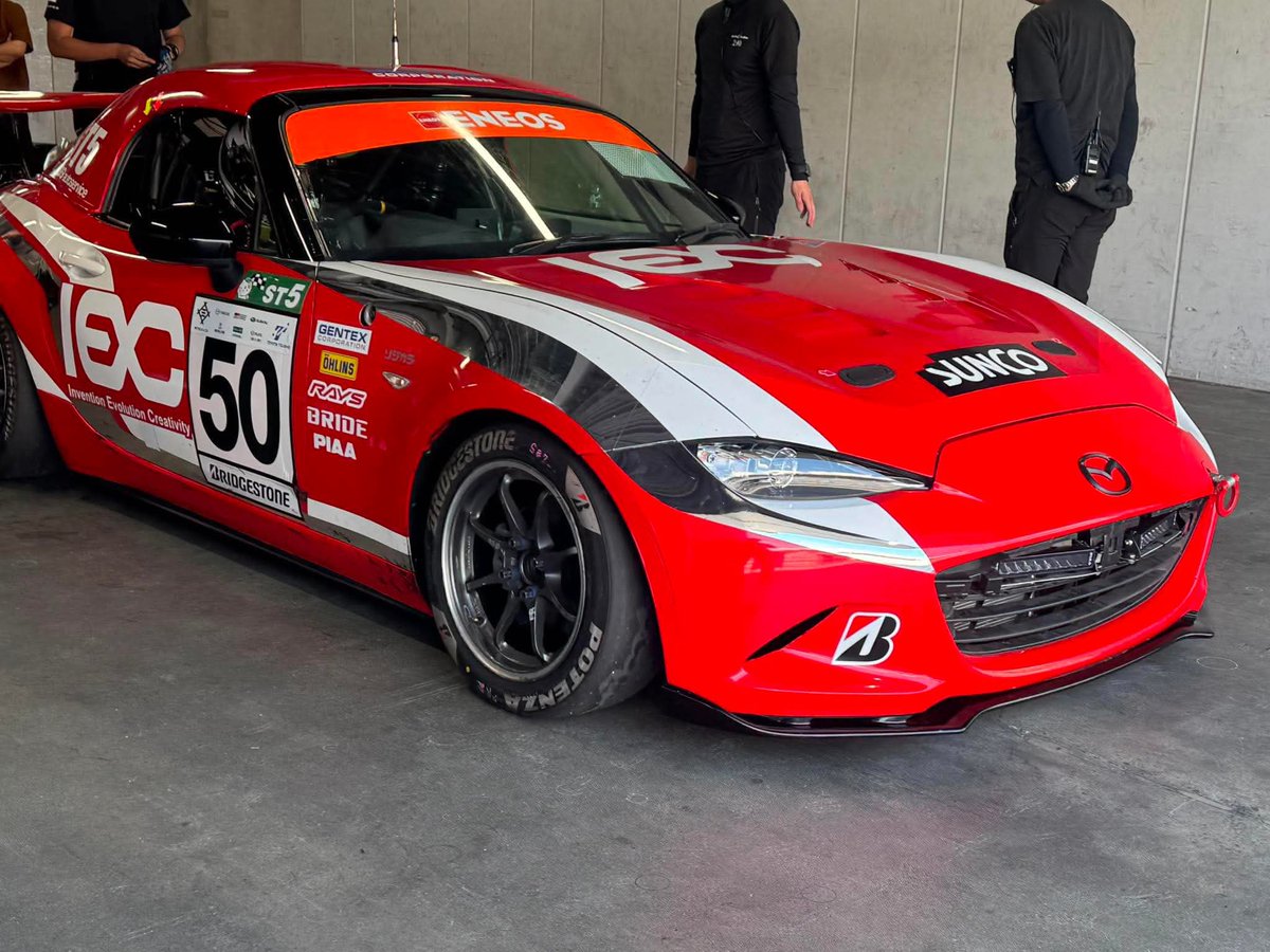 chan_umi76's tweet photo. 2026スーパー耐久
Love Drive Racingより
ST-5Rクラスへスポット参戦します🏃‍♀️

Love Drive ロードスター#50

富士24h &amp;富士最終戦で走る予定です🔥
RSCとダブルエントリー😳

サインは練習しましたw🌱
完走と感動を目指してがんばります！
まずは明日の公式練習💪

#LoveDrive
#AutoLabo
#S耐
#FSW24h https://t.co/YEILf8yUnx