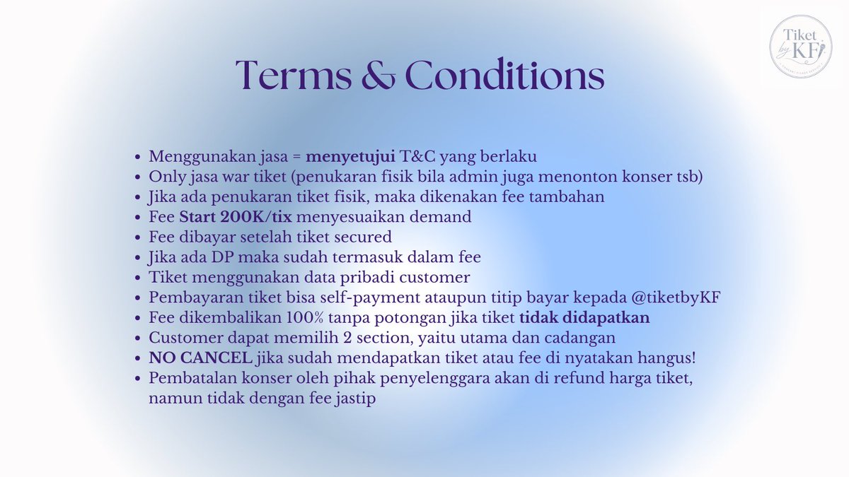 JASTIP TIKET KONSER || KPOP, WESTERN, FESTIVAL tweet media