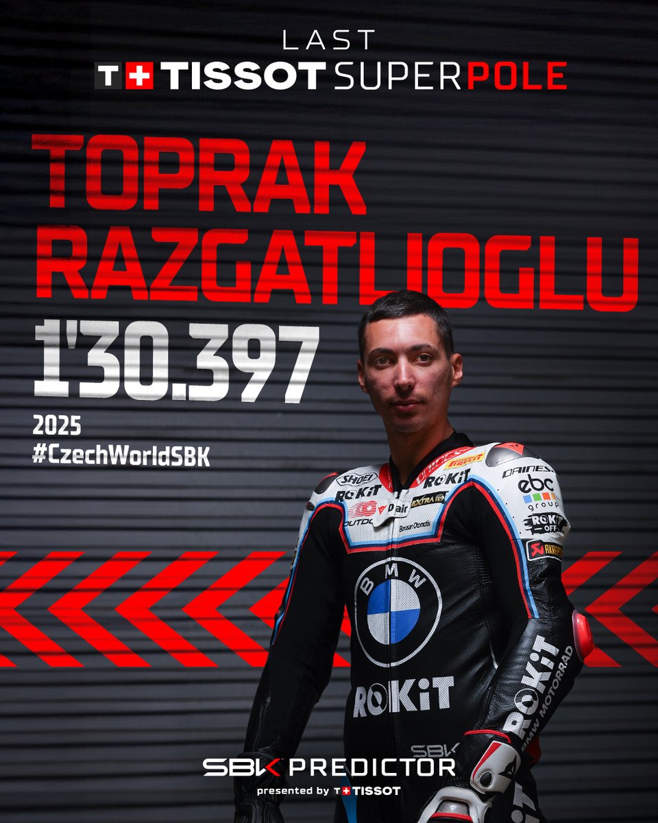 WorldSBK's tweet photo. Last year at Most, @Toprak07TR lit up the track with an incredible pole lap ⏱️

Who do you think will be fastest this weekend? 🔮 Drop your prediction and join the #WorldSBKPredictor here 👉 https://t.co/OSSQ19EJaW

#CzechWorldSBK 🇨🇿 https://t.co/XHgjM77UUC
