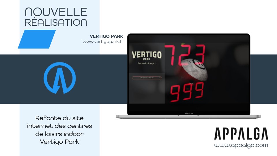 appalga's tweet photo. Nouvelle réalisation avec la refonte du site de Vertigo Park : https://t.co/NwvEc5Qohr

#siteinternet #siteweb #agenceweb #vertigopark #appalga https://t.co/llQqC4VdvO