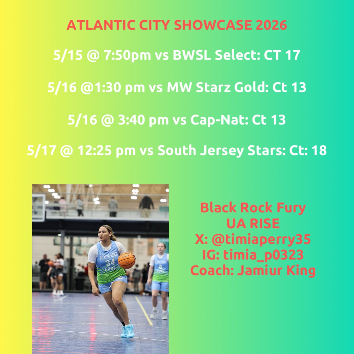 TimiaPerry35's tweet photo. Ready to go this weekend at the Atlantic City Showcase with my @BlackRockFury2 ladies! Come and check us out!!⬇️⬇️⬇️ #atlanticcityshowcase https://t.co/p6dOJi6XM7
