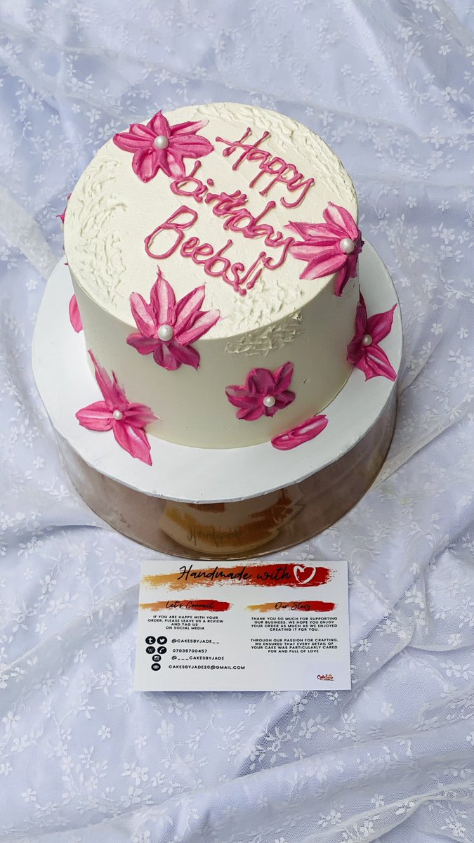Cakes by Jade; Abuja Baker (PBD/1778) tweet media