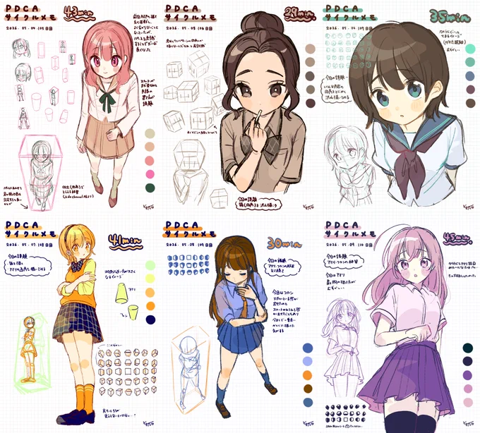 #どす恋ランダム素体チャレンジ
16週間目まとめ 