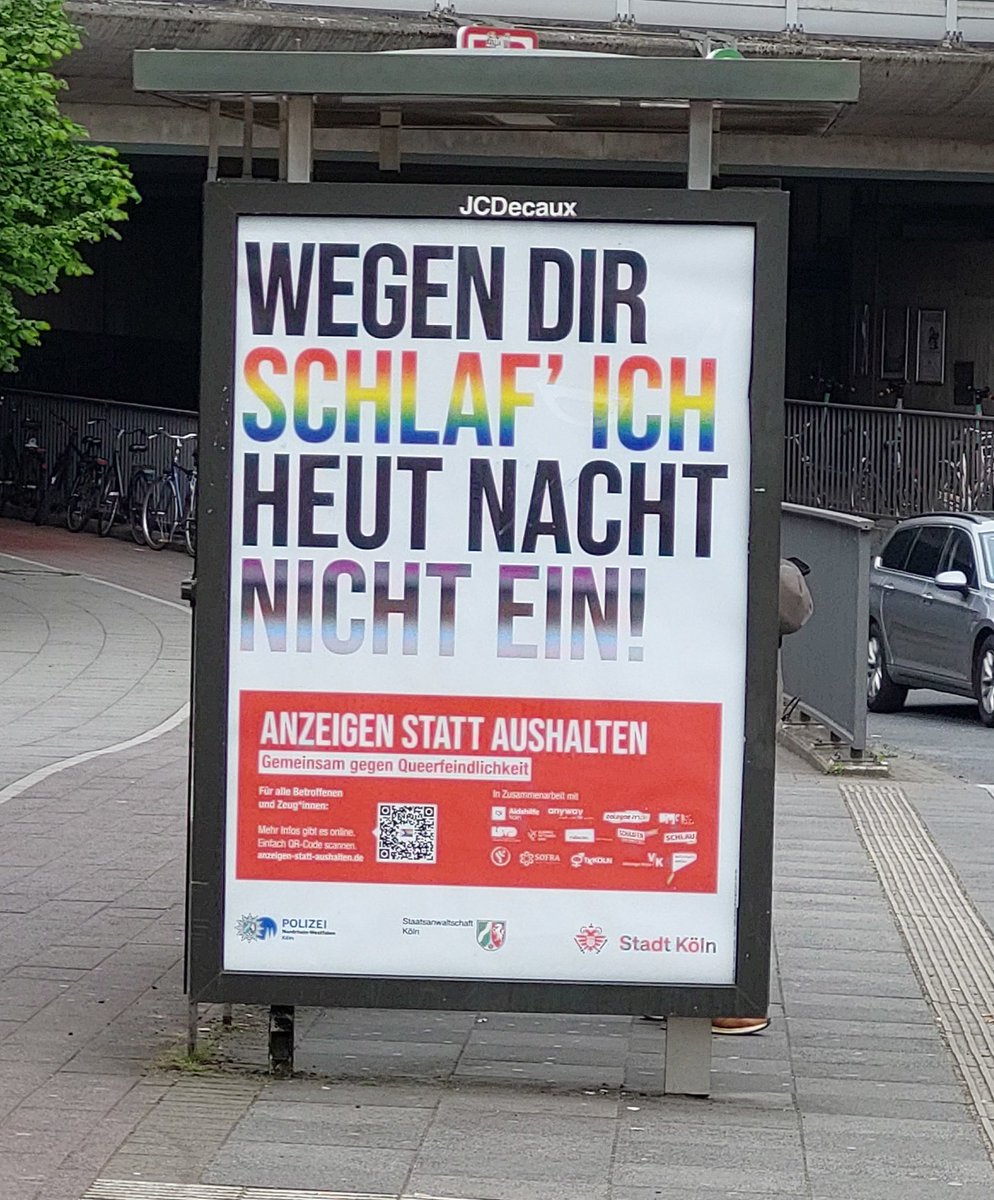 Alpha_crosis's tweet photo. Gute Aktion der Stadt Köln! 👍🏻😊🏳️‍⚧️🏳️‍🌈 https://t.co/PhxZFw9kjL