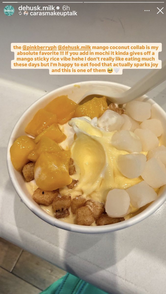 AllOut4Naddie's tweet photo. Nadine Lustre x PINKBERRY PH x DEHUSK MILK
Head on out to your nearest #Pinkberry location - #DehuskMilk is now on their menu. It’s coconut milk that’s light, creamy & completely dairy-free. Yay!
Now swirling for a limited time only.
#NadineLustre https://t.co/bysNC8NLy0